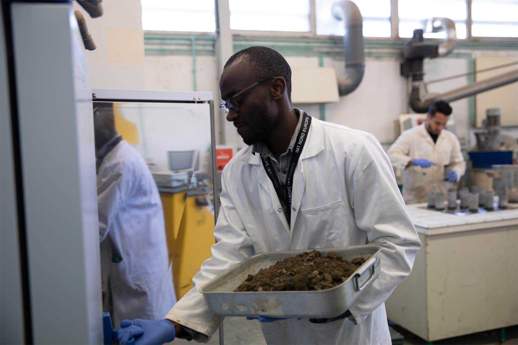 Préparation d'échantillons au laboratoire